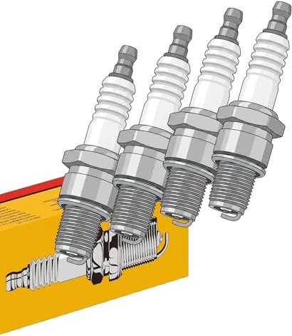 SET 4 NGK Spark plug Zündkerze DPR7EA-9