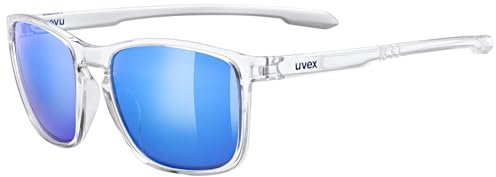 uvex LGL 52 - Sonnenbrille für Damen und Herren - starker Schutz vor Sonnenstrahlung - 100% UVA-, B, C Schutz - clear - one size