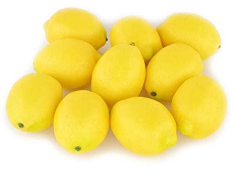 Simulazione di frutta decorativa, Limoni Lime Schiuma Frutta Artificiale Simulazione Limone Realistico Piccolo Limone Finto Frutta Imitazione Fai Da Te Modello Decorazione for Feste Perfezione(20pcs)
