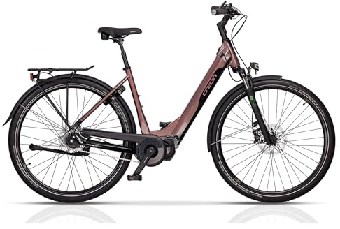 Airtracks 28 Zoll Damen E-Bike LS City Fahrrad e-Touring 11.7 City Bike Shimano Steps E 6100 504 Wh 5 x Gang Shimano Nexus Inter 5 45cm 50cm 55cm Mod 2025 (45cm (Körpergröße 165-175cm))