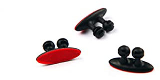 Artibetter 8stücke Teiliges Kabelclips Aus Schwarzem Pvc Kompakte Auto-kabelklemmen Für Ladekabel Drahtfixierung Vielseitig Einsetzbar Zur Organisierten Kabelführung Am Schreibtisch Wand Oder
