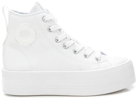 REFRESH - Zapatilla Mujer Blanco - Calzado Cómodo y Versátil - Moda casual - Modelo 17247501 (Talla 39)