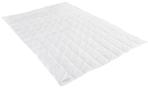 Sanders-Kauffmann Sommerbettdecke – 100% Weidegans Daunen – Oeko-TEX Zertifiziert – Mako-Batist Bezug, extra weich & langlebig, Premium Daunendecke für warme Nächte 135x200 leicht