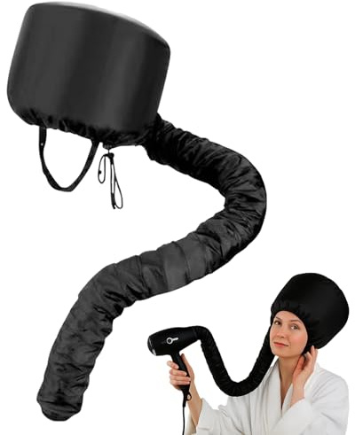 Casco per capelli asciutti,Casco riscaldato ricciolo per capelli,Cappello per capelli ricci donna asciugacapelli,Asciugatrice Sapot per lo stile di asciugatura curling condizionante profondo