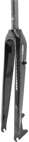 WJLYDM Fourche Avant de VTT 26/27,5/29 Pouces en Fibre de Carbone 3K for Freins à Disque