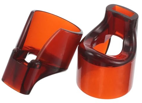 Hemobllo Boquilla para Principiantes y Profesionales 2piezas Ayuda Fácil para Tocar, Accesorio Portátil para Flauta de Resina para Práctica Musical