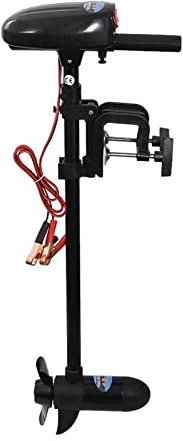18lbs Thrust Electric Outboard Motor 12V Battery Powered Trolling Motor for Fishing Inflatable Boats and Small Watercraft