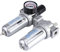 Haofy Calibro regolatore di pressione aria SFC300 3/8 '', filtro aria compressa regolatore di umidità trappola pulitore strumento separatore