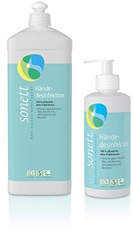 Sonett Bio Händedesinfektion (300ml x 1000 ml)