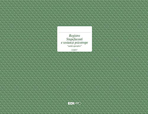 EDIPRO E2897 - Registro de cargas y descargas, unidades operativas y ASL, 100 páginas numeradas f.to 31x21