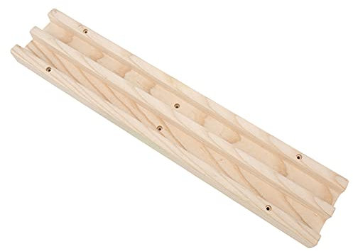 01 Kletter-Finger-Griffbrett, hölzernes Indoor-Stärke-Kletter-Hangboard mit Schraubspike für Fitnessstudio für Zuhause