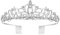 MIVAIUN Tiara Kristallkrone mit Strasskamm Strass Tiara Hochzeit Tiara Hochzeit Braut Strass Krone für Geburtstags Hochzeit Abschlussball Prinzessinnenpartys Frauen und Mädchen