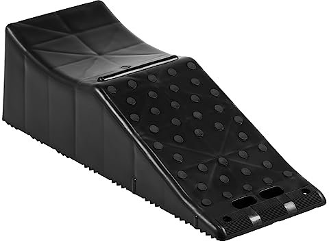 VEVOR Car Ramp, 1 Piece Car Service Ramp, 20000 lbs/9 Ton Loading Capacity, 5.5 Lift Height Car Ramp, Heavy Duty Tire Ramp for Car Lift Tire Replacement and Vehicle Maintenance