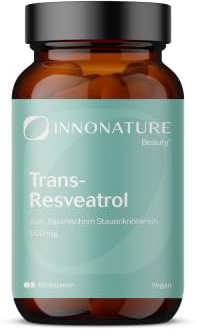 InnoNature® Trans-Resveratrol Kapseln I aus Japanischem Staudenknöterich I 60 Kapseln, 500mg, Vegan ohne Zusatzstoffe