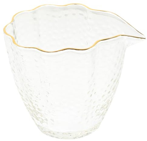 FUNOMOCYA Distributeur De Thé En Verre Transparent 250ml Tasse à Thé Décorative Résistante à La Chaleur Portable Sortie Anti-brûlure Usage Quotidien