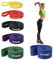 QWORK® 6 Pièces Bande Elastique Musculation, Bandes de Fitness, 6 Étapes Bande de Traction, Bandes de Résistance, Bande de Yoga, pour Hommes, Femmes