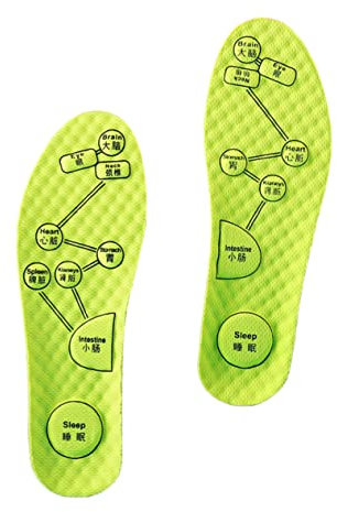 IWOWHERO Professionelle Sport Einlegesohlen Atmungsaktiv Schockdämpfend Weiche Sohlen Für Damen Und Herren Komfortable Massage Schuh Einlagen Grün Geeignet Für Sport Und Alltag