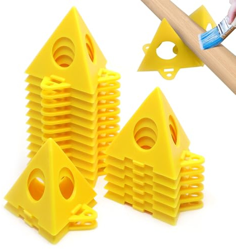 lyualma 25 Stück Mini-Kegel-Farbständer Pyramidenständer Dreieckige Stützständer Leinwand-Türerhöhungen für Kunsthandwerk Einen Sauberen Farbauftrag