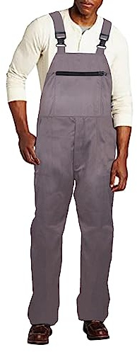 Generisch Peto de trabajo, peto, pantalones de trabajo, multifunción, ropa de trabajo para todas las estaciones, diferentes profesiones, gris, 5XL
