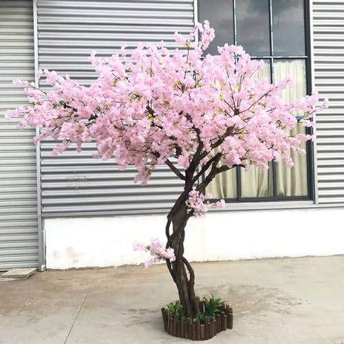 GAOAZHEN Albero di ciliegio in Fiore, Fiori Artificiali di Sakura Rosa - Perfetti per Decorazioni Primaverili, Matrimoni e Feste