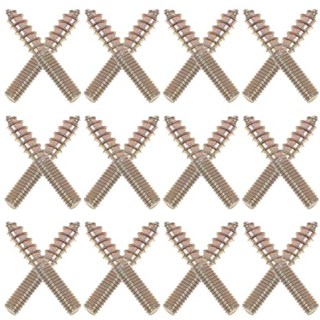 UKCOCO Vis à Bois Autotaraudeuse 4 X 25 Mm Lot de 50 Pièces Pointe Unique Acérée Filetage Serré Fixation Polyvalente pour Meubles Menuiserie et Bricolage Vis à Panneaux de Particules