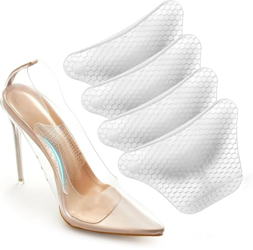 Cosblisvia vendaje para pie para fascitis plantar almohadillas para arco plantar 2 pares para mujer hombre corredores oficina trabajo paseo viajes zapatos sandalias botas transparente 9MM