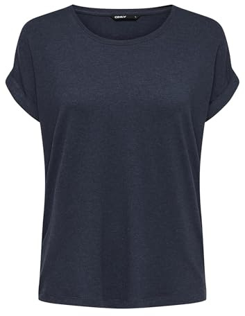 ONLY Damer Onlmoster S/S Top Noos JRS T-shirt, marinblå blazer, XXL