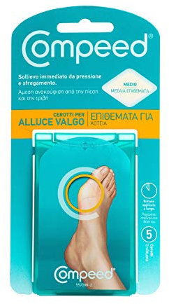 COMPEED Cerotti per Alluce Valgo, sollievo immediato e lunga durata - 5 Cerotti
