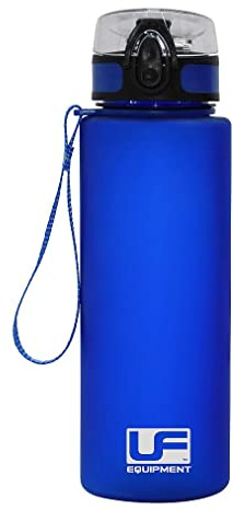 UFE Unisex Urban Fitness Flow Flip Lid Water Bottle 700ml, Ocean Blue, Blue UK