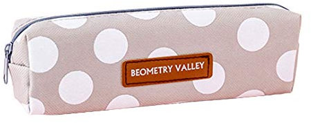 Mäppchen Nette Segeltuch-Bleistift-Kasten mit hohen Kapazität Stift Tasche Netter Brief Bleistift Taschen Jungs-Mädchen-Geschenk-Briefpapier School Supplies (Color : D)