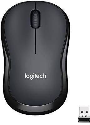 Logitech M220 Silent Wireless Mouse, 2.4 GHz with USB Receiver, 1000 DPI Optical Tracking, 18-Month Battery, Ambidextrous, Compatible with PC, Mac, Laptop (Off-White)