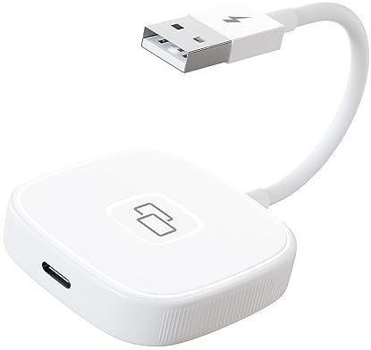 Tbest Dispositivo di Mirroring dello Schermo Dell'auto, Adattatore per Specchio Carplay Dispositivo di Mirroring dello Schermo del Telefono Dongle Carplay Mirrorring Cablato per