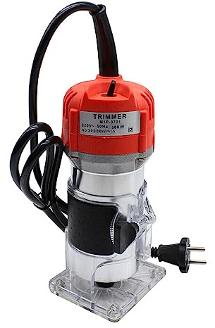 Begoniape Défonceuse électrique à une main, laminateur de bois, routeur, 1,5 m, câble d'alimentation pour couper, fendre, couper du bois, 800 W, 220 V OT473