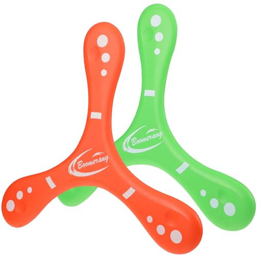 Toddmomy 2 Stück Eva-Bumerang Für Kinder Schaum Zurückkehrender Bumerang Im Freien Fliegendes Bumerang-Spielzeug Für Kinder Anfänger Sportspielspielzeug