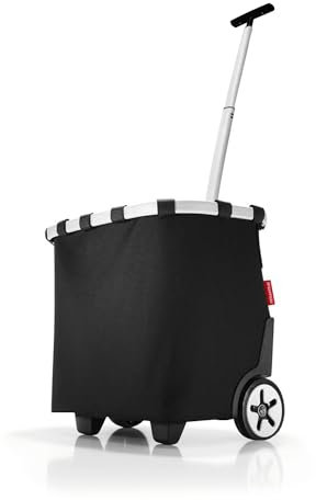 reisenthel carrycruiser OE7003 schwarz - Einkaufstrolley mit 40l Volumen - Mit Clip-Halterung zum Befestigen am Einkaufswagen - B 42 x H 47,5 x T 32 cm