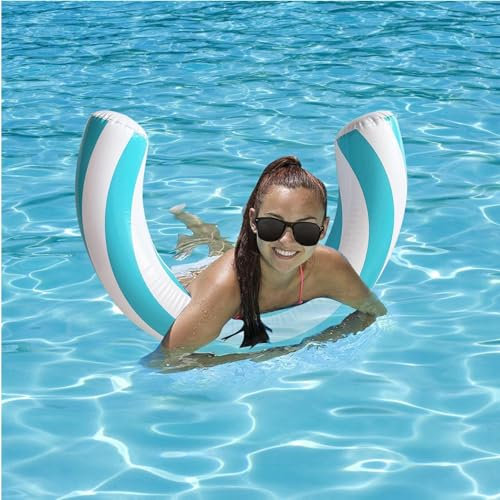 Generic Curved Inflatable Pool Noodle | Swimming Pool Noodle Float | Blow Up Pool Noodles | Inflatable Pool Noodles For Travel | Swimming Pool Noodle For Beach Pool Party, WUOD1A65TVDTHV7S