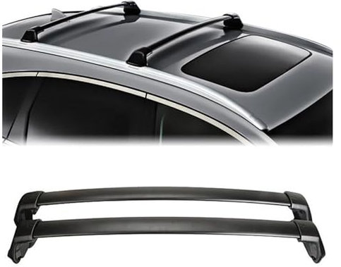 Gepäckträger Querträger 2 Stücke Dachträger Querstangen Aluminium Gepäck Kajaks Fahrrad Frachtträger Rack Lagerung Halter 60 KG Last Für CRV 2012 2013 2014 2015 2016 Dachträger