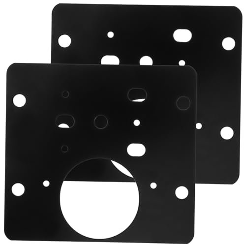 WHAMVOX 2stücke Scharnierreparaturplatte Aus Für Türscharnier-reparatur Mit Einfacher Installation Und Robustem Design Für Küchenschränke Und Andere Möbel