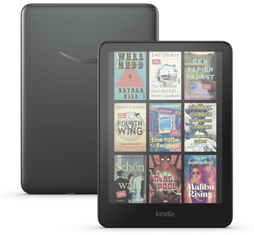 Zertifiziert und generalüberholt Amazon Kindle Colorsoft Signature Edition – Mit Farb-Display und Frontlicht mit automatischer Anpassung, kabellosem Aufladen und wochenlanger Akkulaufzeit – 32 GB