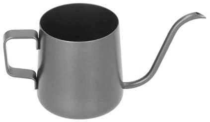 GisWell 350ML Schwarz Gießkanne Klein Zimmerpflanzen, Mini Gießkanne mit Langem Auslauf, Edelstahl Langer Auslauf G ießkanne für Zimmerpflanzen Sukkulenten