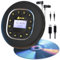 KLIM Journey + Reproductor de CD Portátil + Discman con batería de Larga duración y Auriculares + Radio FM Portátil Compatible con MP3, SD Card, Bluetooth + Ideal para Coches