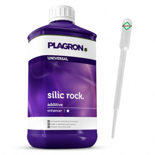 Weedness Plagron Silizium Rock 1 Liter - Natürlicher Grow Dünger Indoor Outdoor Flüssig Anbau
