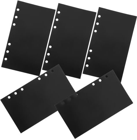 STOBOK 5stücke Bindertaschen Aus Pp-material Für Taschenordner Budgeteinlagen Als Aufbewahrungstasche Für Quittungen Briefmarken Und Loseblattordner Wiederverwendbar Und Praktisch