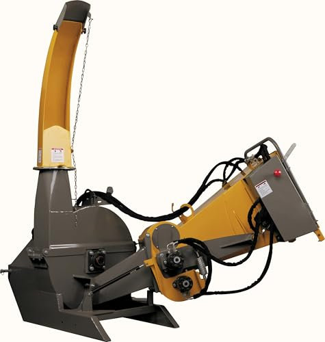 AHEAD Holzhäcksler mit Zapfwellenantrieb, Häcksler für Traktor Schlepper ab 55 PS, Gartenhäcksler Schredder für Holz bis Ø 150mm, Kat. 1 Aufnahme