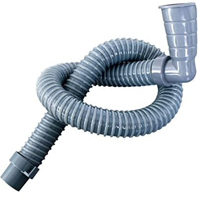 DIYEAH Tubo Scarico Per Lavatrice Prolunga Da Metri Tubo Flessibile Ispessito Connettore e Fascetta Adatto Per Cucina e Lavanderia