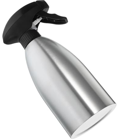 INOOMP Spruzzatore Portatile Acciaio Inossidabile in Piante e 304 Pompa Manuale, Design Elegante Dimensioni Compatte Giardino e Patio