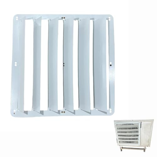 Deflector de aire acondicionado, cubierta de rejilla antisoplado directo para unidades de bomba de calor, valla de protección para condensador de CA y compresor, 60 cm
