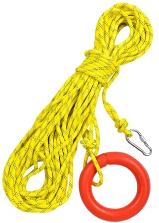 F Fityle Cuerda Flotante con Pulsera/Anillo de Mano, 30 m, para Pesca, Rafting, Vela Ligera, natación.