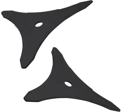 Shwdsy Disque Débroussailleuse, 2 Pièces Lame Débroussailleuse Thermique de 3 mm, Disque pour Débroussailleuse à Trois Dents, Ø 25,4 mm, Lame Débroussailleuse Ronce Renforcée pour Jardin et Pelouse