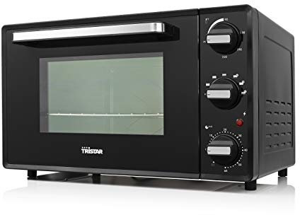 Tristar Forno ventilato Large OV-3625, 1500 watt, 28 litri di capienza XL, Convezione, Nero